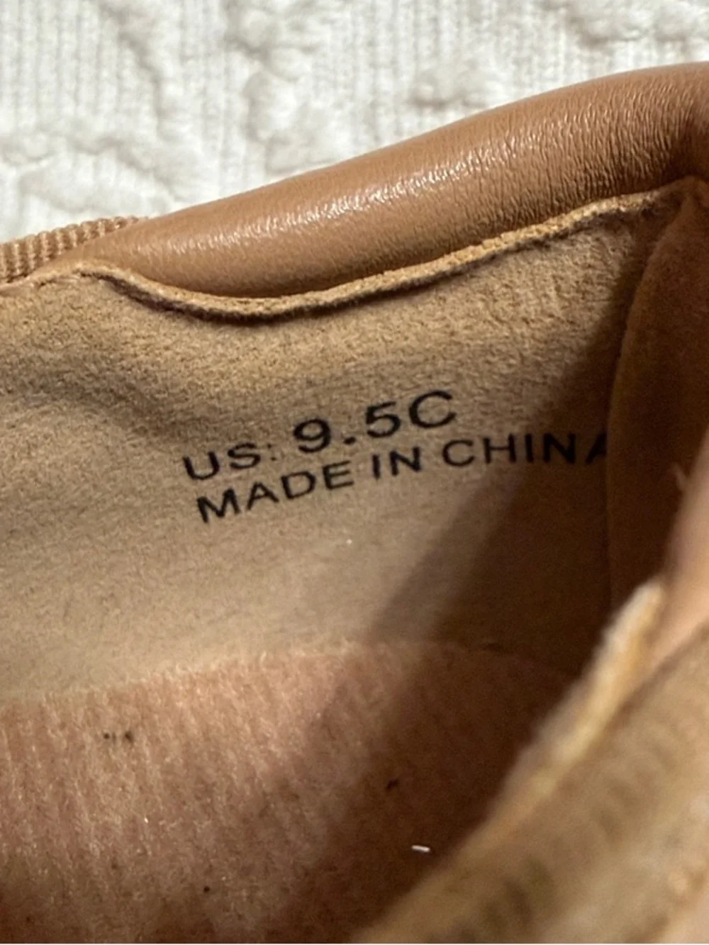 Girls Size 9.5C Tan Mary Jane Tap Shoes